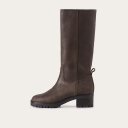 Ikar High Boots, waxed brown